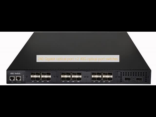240 gigabit porta ottica +2 switch porta ottica 40G