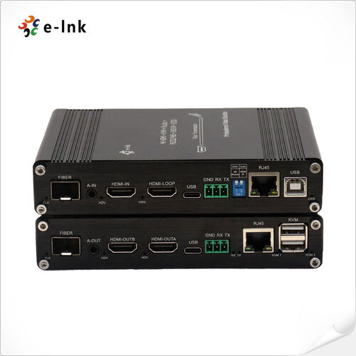 Latest company news about Ridefinire i confini visivi | E-link China lancia l'estensione HDMI KVM in fibra 4K 60Hz all-in-one