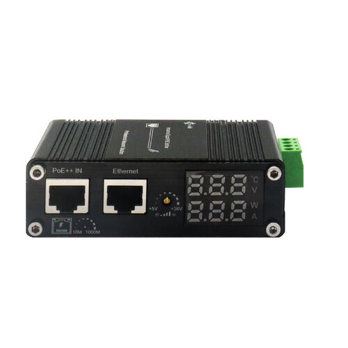 Latest company news about E-link LNK-INS901-LED Industrial 802.3bt PoE++ Splitter: alimentazione di dispositivi edge non PoE con sicurezza