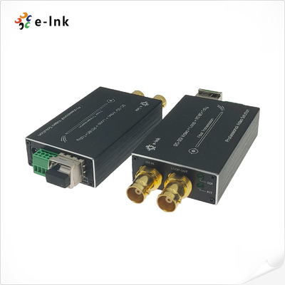 12G SDI della fibra del convertitore alla trasmissione livellata di radiodiffusione di compressione non con il controllo/RS485