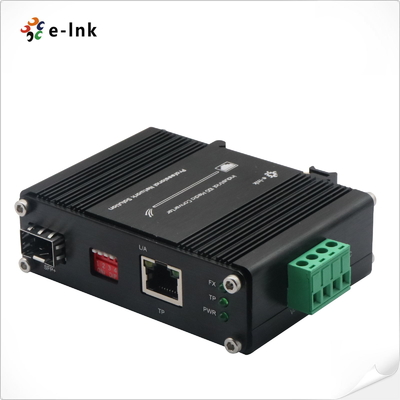Convertitore di media della fibra della ferrovia di BACCANO con la funzione del DIP switch di 4 cifre
