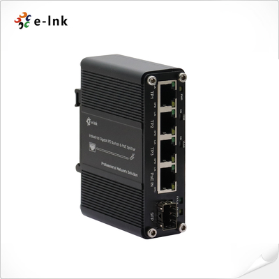Mini Switch Ethernet Industriale 3 Porte 10/100/1000T A 1 Porta 100/1000X SFP PD con Funzione Splitter PoE