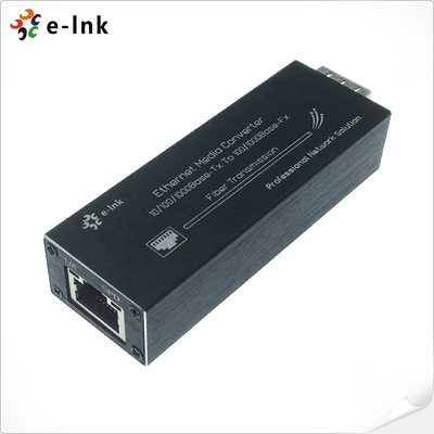 Micro mini 10/100/1000BASE-T al convertitore di media di 100/1000BASE-X SFP