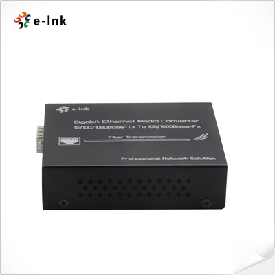 Convertitore di media Gigabit Ethernet 10/100/1000Mbps