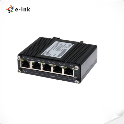 Industrial 1-Port 802.3at PoE+ a 4-Port 802.3af/at Gigabit PoE Extender
