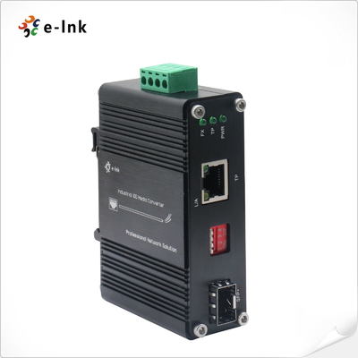 Convertitore multimediale da mini rame industriale 10G/5G/2.5G/1G/100M a 10GBASE-X SFP+