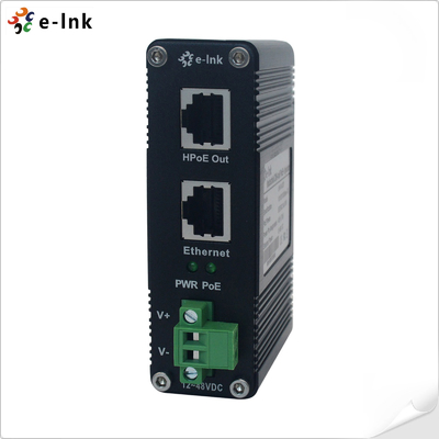 Iniezione PoE 12~48V DC Industrial Gigabit 60W