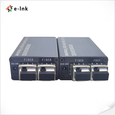 Mini 24G-SDI a convertitore di fibra con 2 x 12G-SDI 1*LC fibra