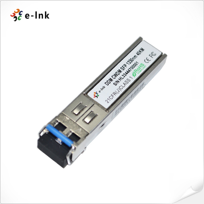 3G-SDI CWDM 1270~1610nm 40km Video digitale SFP Trasmettitore ottico (MSA)