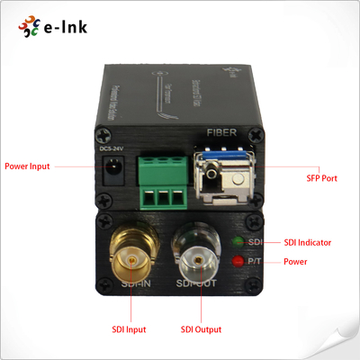 Mini HD / 3G-SDI bidirezionale a convertitore di fibra