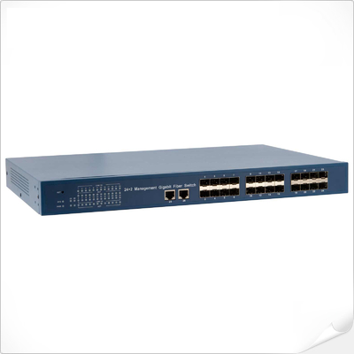 24SFP + 2xRJ45 Gigabit Management Fiber Switch