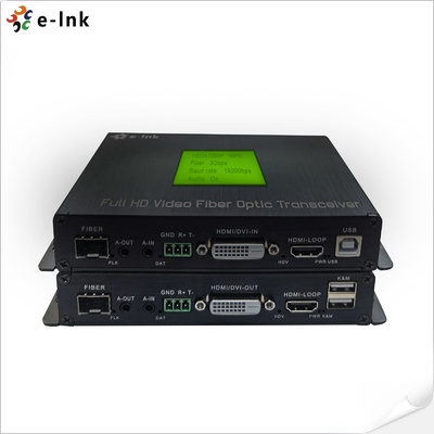 Converter a fibra HDMI multifunzione gestito in cloud
1Ch 1080P HDMI + USB KVM + 1Ch RS232 + 1Ch Bidi Stereo Audio + GPIO