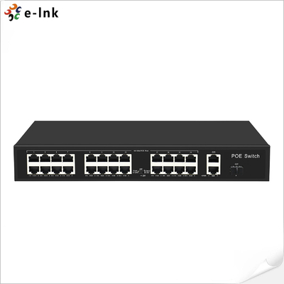 Switch Ethernet 16*10/100M PoE + 2*10/100/1000M Uplink RJ45 + 1*1000M Uplink SFP