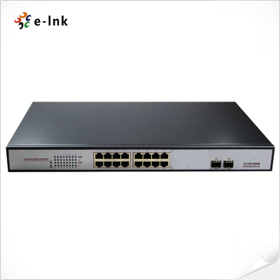 Switch PoE non gestito 16G + 2SFP con PoE+