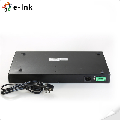 24 porte 10/100/1000Base-T + 4x1000Bae-SFP Managed PoE Switch