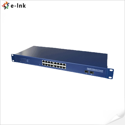 Switch Gigabit 16 porte 10/100/1000M con 2 slot SFP