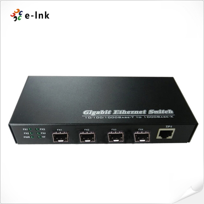 Switch Ethernet SFP 10/100/1000BASE-T a 3 porte autoconfigurato + 4 porte 1000BASE
