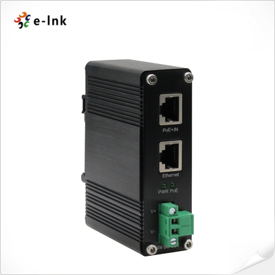Industrial 10/100/1000Mbps 802.3at PoE+ Splitter Output Voltage 5VDC
