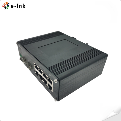 Switch industriale 8 porte 10/100/1000T 802.3bt PoE + 2 porte Ethernet 100/1000BASE-X