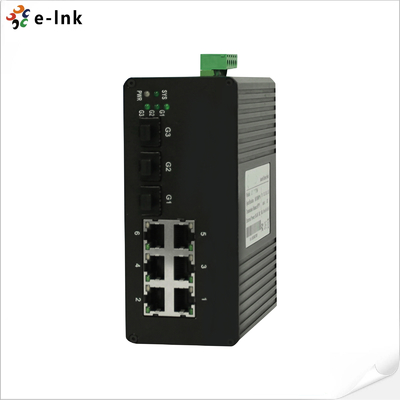6 switch Ethernet industriali gestiti dalle porte con 3 porte SFP 1000Base-X e 6 porte 10/100Base-T (((X)