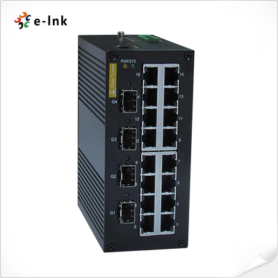Switch Ethernet industriale gestito: 16 x 10/100BASETX + 4 x 1000BaseX SFP