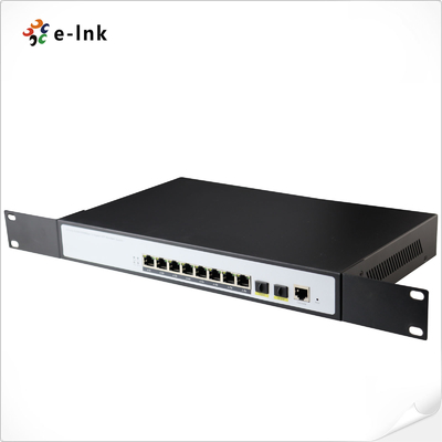 L2 + 8-Porta 10/10/1000T + 2-Port 100/1000X STUST ETHERNET gestito SFP