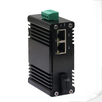 Mini Industrial 2-Port 10/100/1000Base-TX a 1000Base-X Media Converter