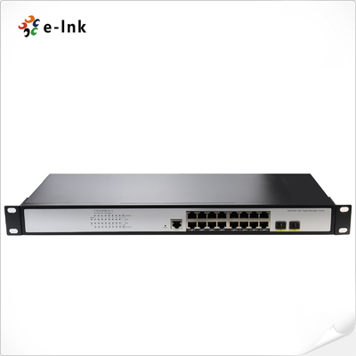 L2 + 16-Porte 10/10/1000T + 2-Port 100/1000X STUST ETHERNET gestito SFP