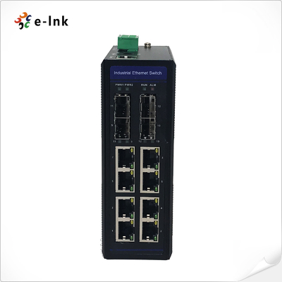 Il porto 10/100/1000T 802.3at di industriale 8 PoE + 4 porto 100/1000X SFP ha diretto il commutatore di Ethernet
