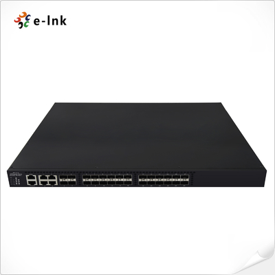 24 porte 10Gbps SFP+ + 4 porte combo TP/SFP 10/100/1000Mbps Switching Ethernet gestito in fibra
