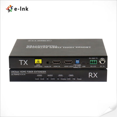 4K@60Hz 4:44 Estensore in fibra ottica audio-video non compresso