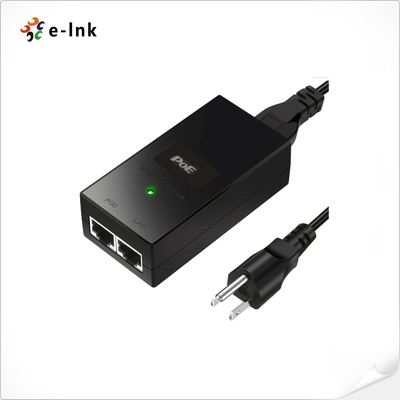 10/100/1000Mbps 24V 24W iniezione POE con cavo di alimentazione