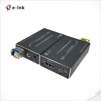 Micro Mini 4K HDMI Fiber Extender con audio esterno
