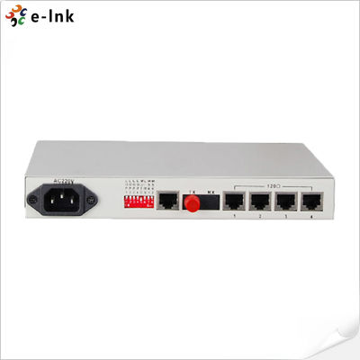 4E1 + 1 Multiplexer PDH a fibra