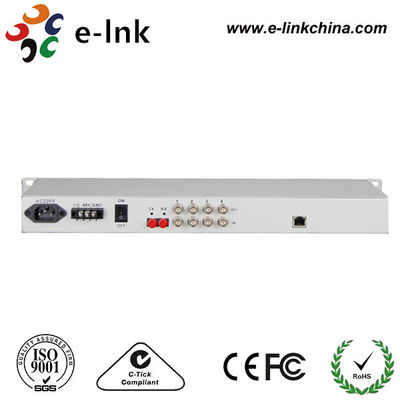 4E1 + 1 Multiplexer PDH a fibra