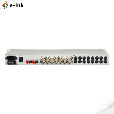 16E1+4GE+LCD+Multiplexer PDH SNMP