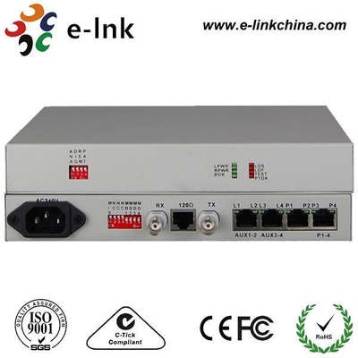 Convertitore/Mux telefonico a 4 porte (FXS/FXO) su E1