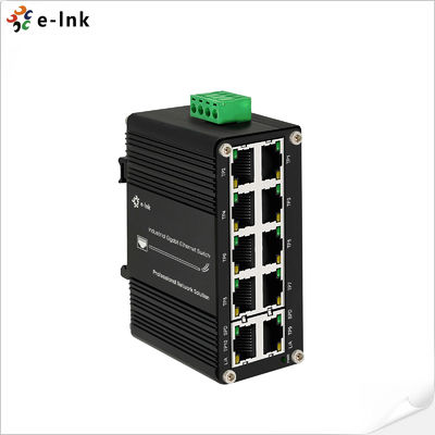 Mini Industrial 10-Port 10/100/1000T Compact Ethernet Switch Supporta il controllo del flusso 802.3x