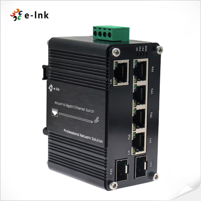Il PoE industriale ha alimentato 5-Port commutatore di Ethernet di 2-Port + di 10/100/1000T 100/1000X SFP con il Passthrough di PoE