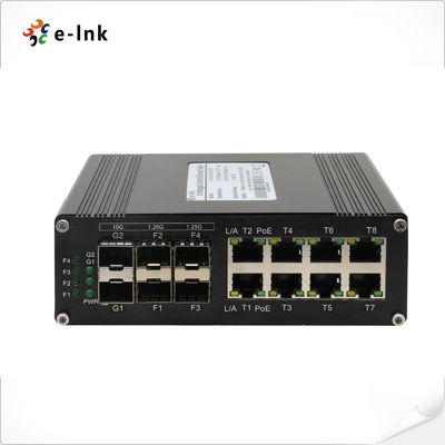 Interruttore Ethernet SFP a 8 porte industriale 10/100/1000T + 6 porte 1000X
