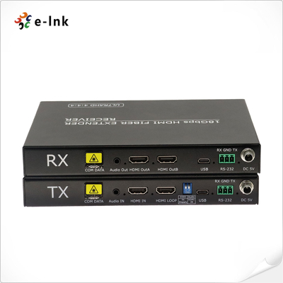 4K@60Hz 4:44 Estensore in fibra ottica audio-video non compresso
