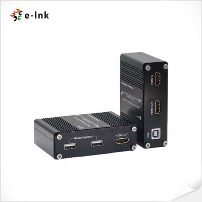 Mini 4K/60Hz HDMI 2.0 KVM USB over Fiber Optic Extender Supporta la trasmissione di segnali da tastiera e mouse