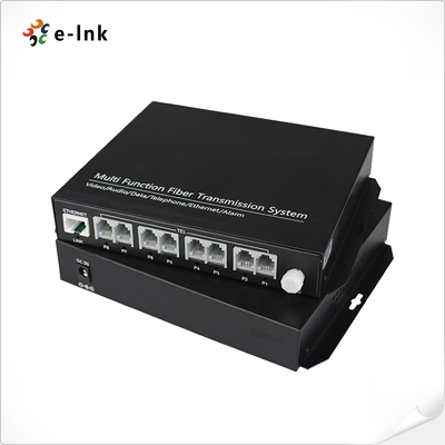 Multiplexer Telefonico 8Ch POTS (FXO/FXS) su Fibra Ottica