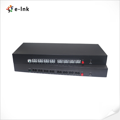 16Ch POTS ((FXO/FXS) Telefono su Fiber Mux
