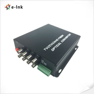 Convertitore in fibra ottica video 4-in-1 8Ch HD-AHD/HD-CVI/HD-TVI/CVBS con ampia gamma di temperature operative industriali
