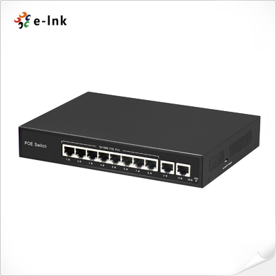 Switch Ethernet a 8 porte 10/100BASE-T PoE e 2 porte 100BASE-T Uplink