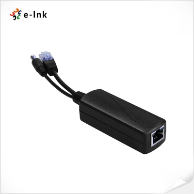 10/100M 24V 1A PoE Splitter Conforme a IEEE802.3af/at con design a ponte completo, input non polaritario