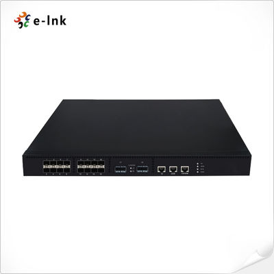 Switch in fibra L3 gestito a 16 porte 10G SFP + 2 porte 40G QSFP+