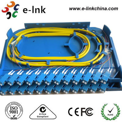 1 metro di 12 fibre multicolore Fanta-out OM3 LC pigtail