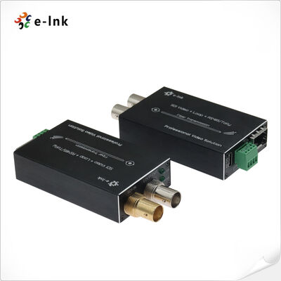 Mini 3G-SDI Fiber Converter con opzione Tally RS485 80km CWDM